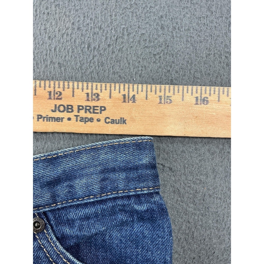 Vintage Calvin Klein Jeans Womens 14 Blue High Rise Relaxed Straight Denim USA - Picture 6 of 13